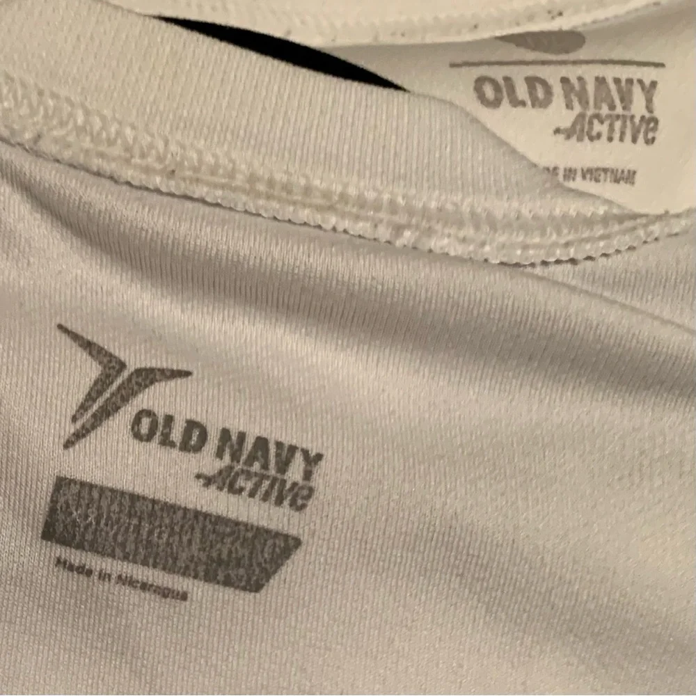 Set of 5 White Active Crew Neck Old Navy T-Shirts a Bundle Lot XXL - Picture 5 of 9